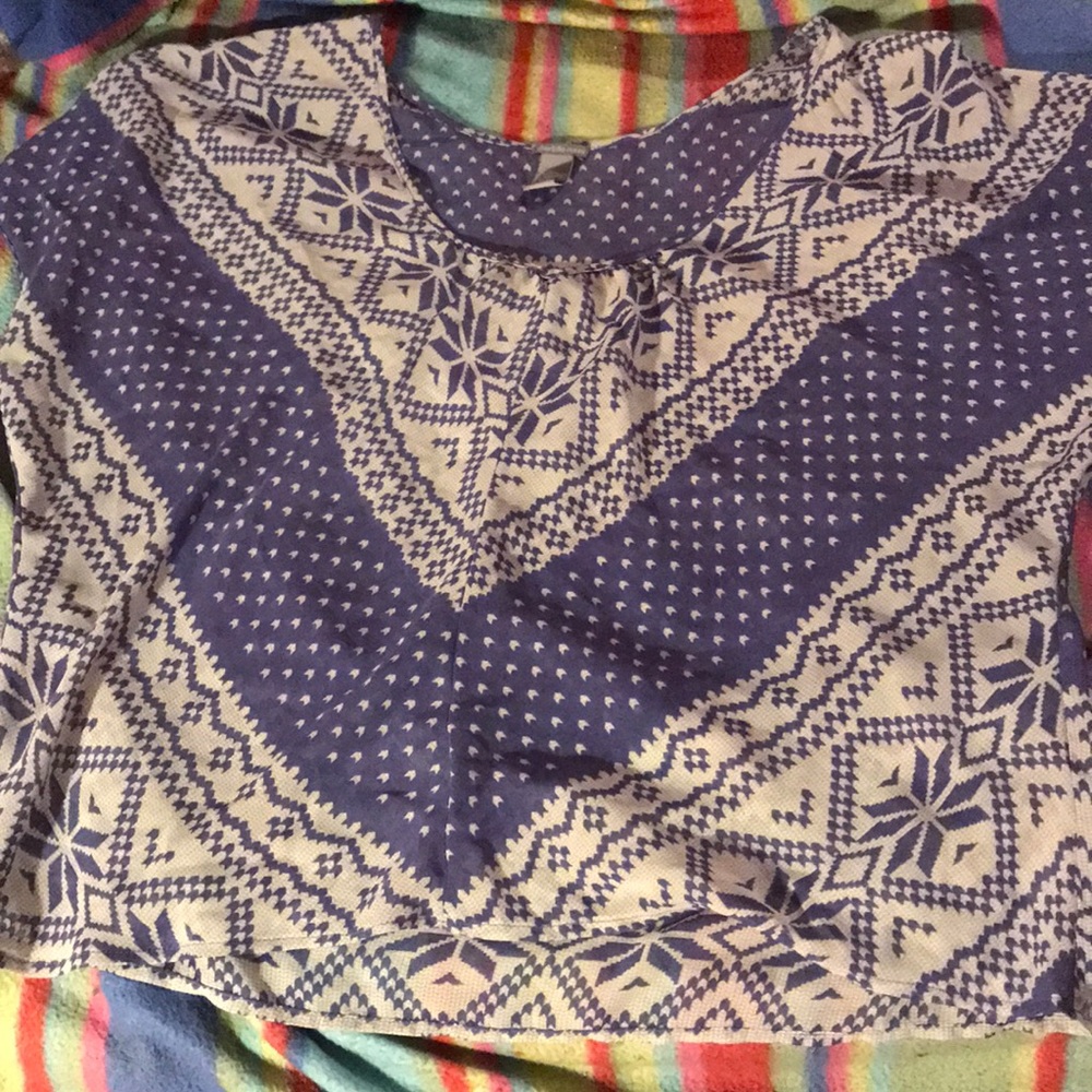 Charlotte Russe sheer blouse